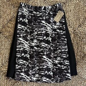 Rachel Comey Monochrome Abstract Mini Skirt